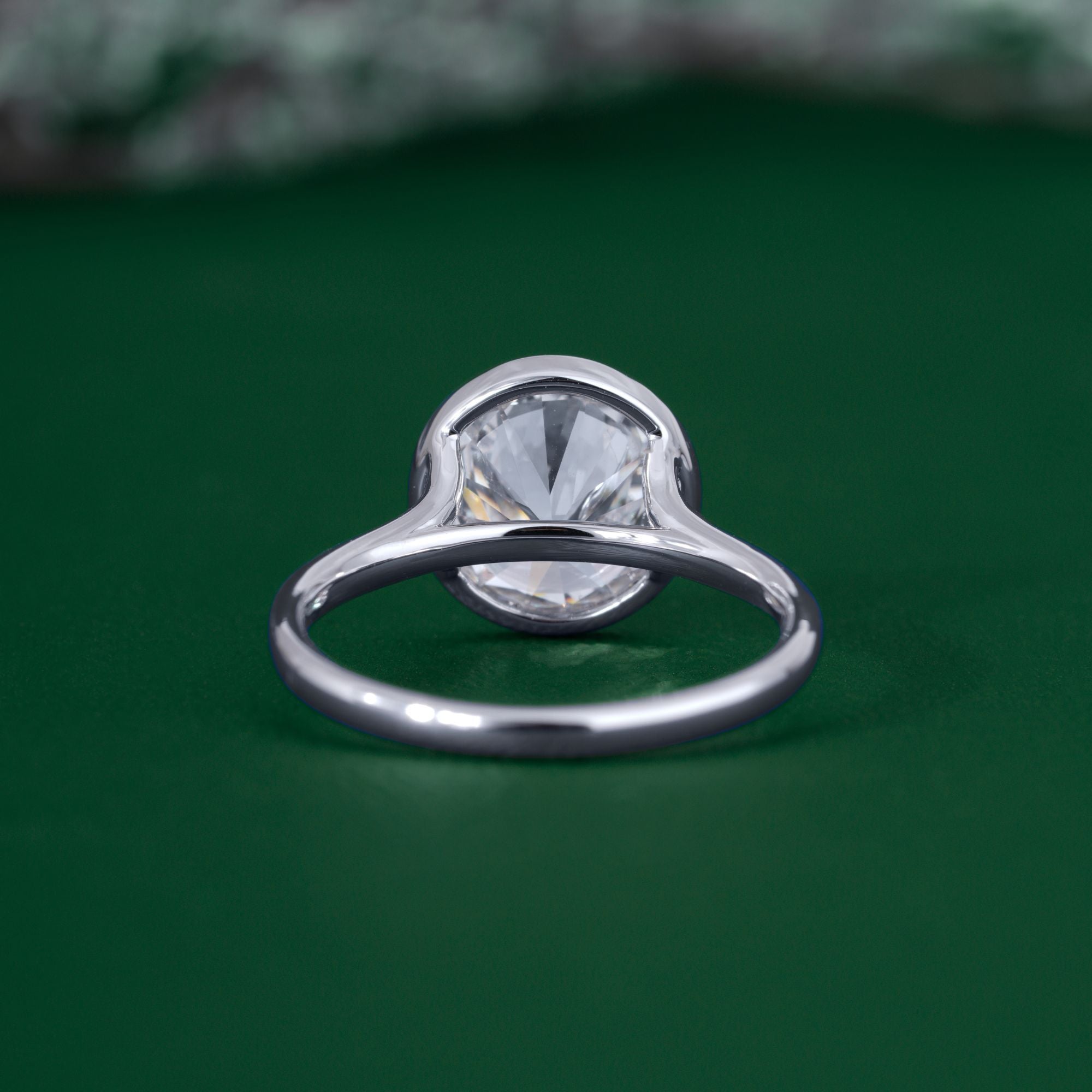 Bezel setting ring with bezel ring.
