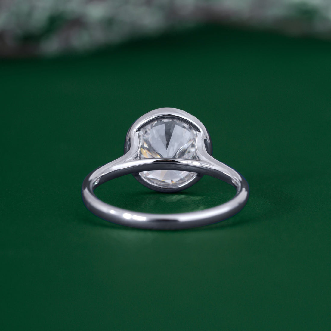 Bezel setting ring with bezel ring.