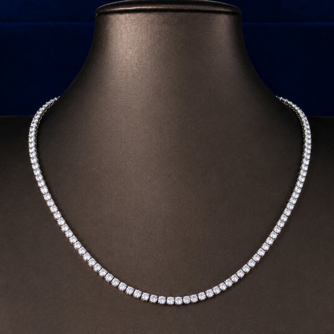 lab grown tennis necklace with lab created diamond tennis necklace.
