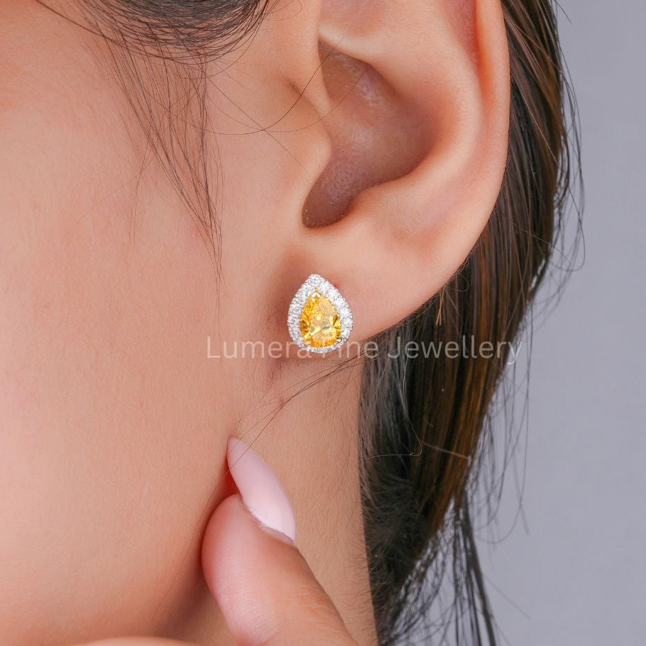 solid gold earrings with push back earrings.
