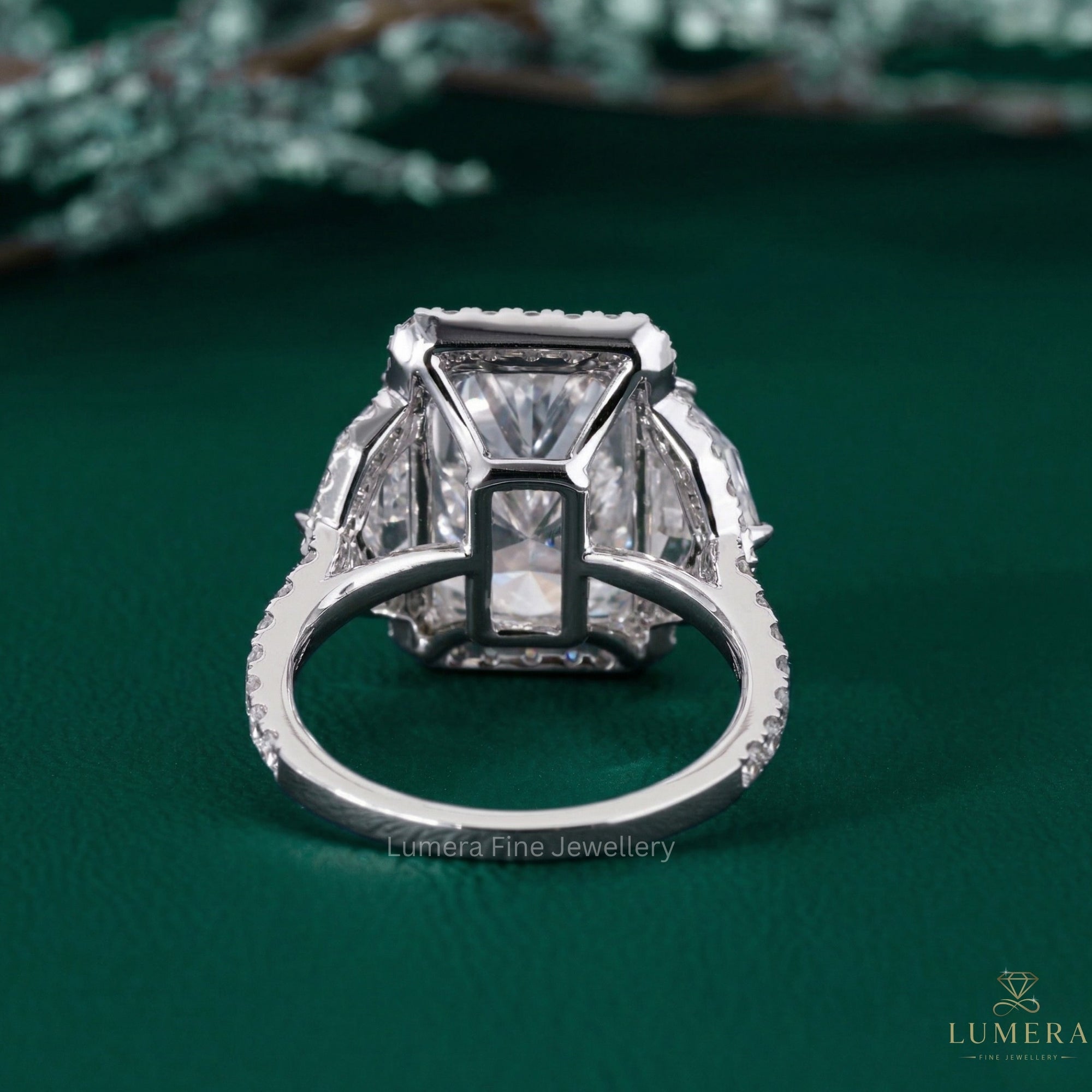 halo diamond engagement ring with halo diamond ring.