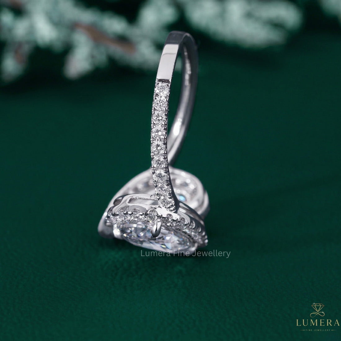 toi et moi ring with two stone engagement ring.
