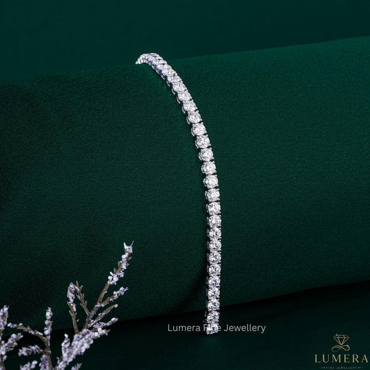 eternity bracelet with eternity diamond bracelet.
