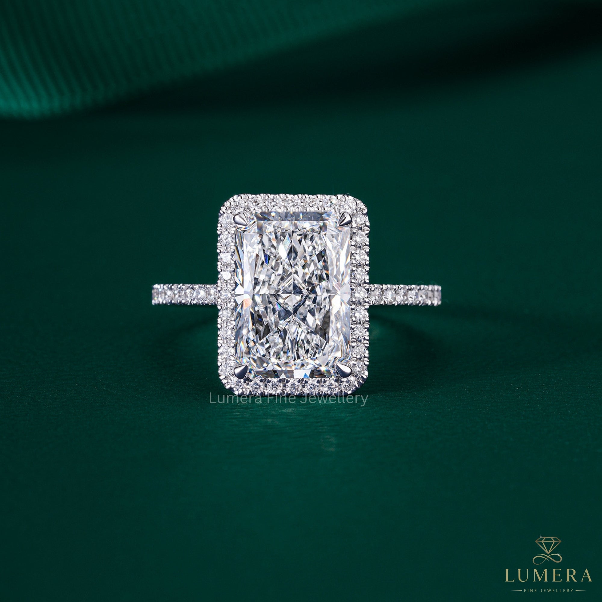 halo engagement ring with radiant halo engagement ring.
