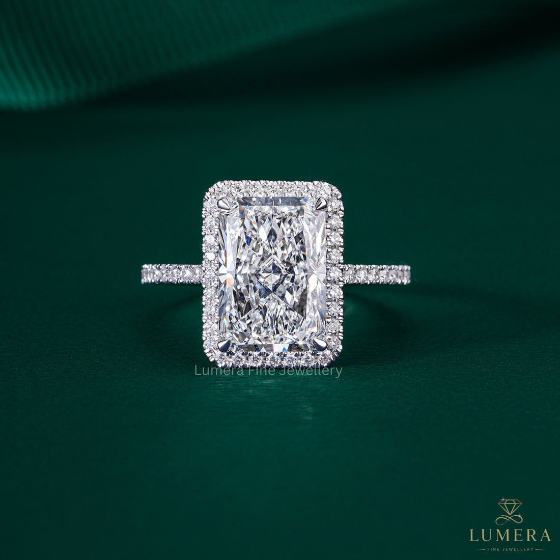 halo engagement ring with radiant halo engagement ring.
