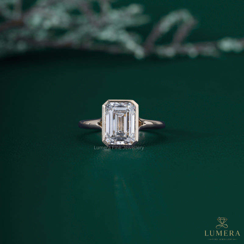 Solitaire engagement ring with solitaire diamond ring.