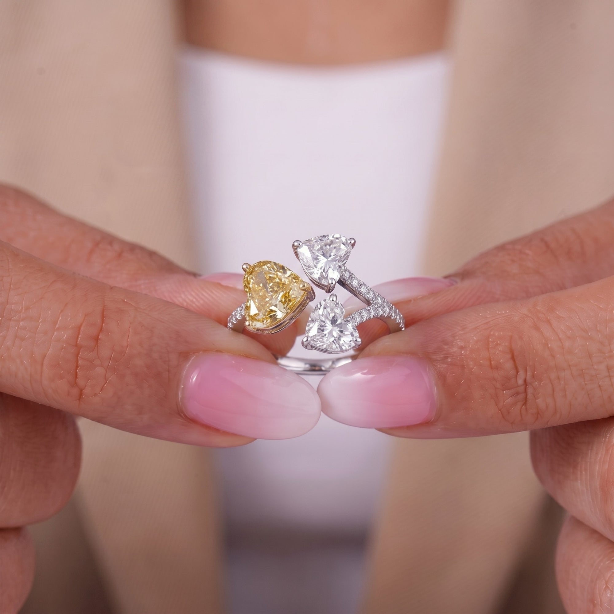 lab grown diamond with gift for her.
