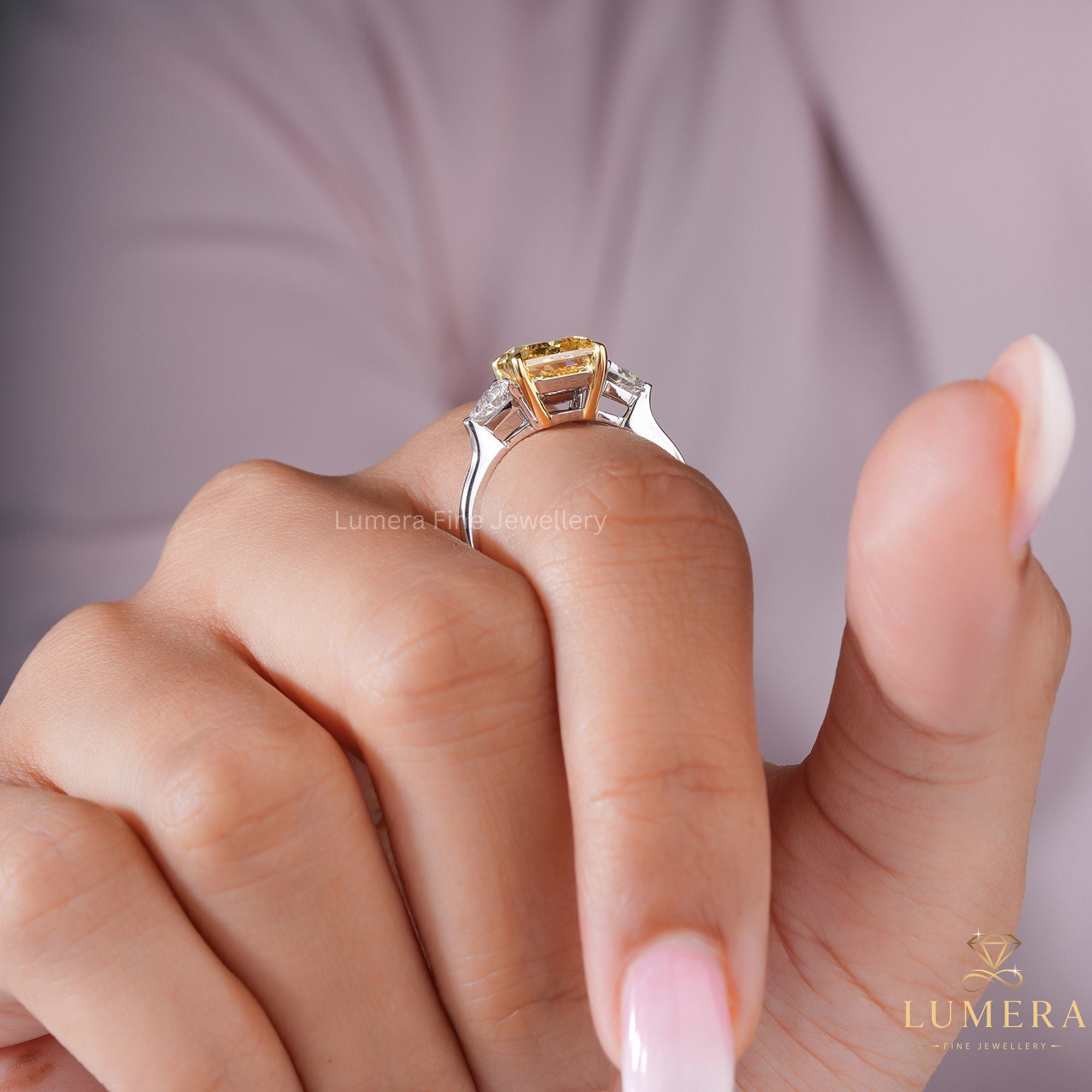 three stone ring with three stone engagement ring.
