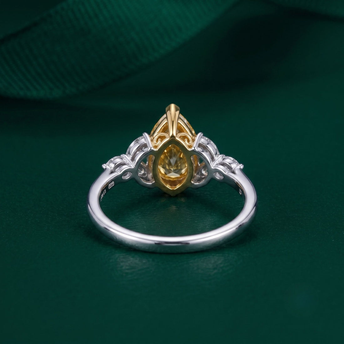 IGI Certified with engagement ring.
