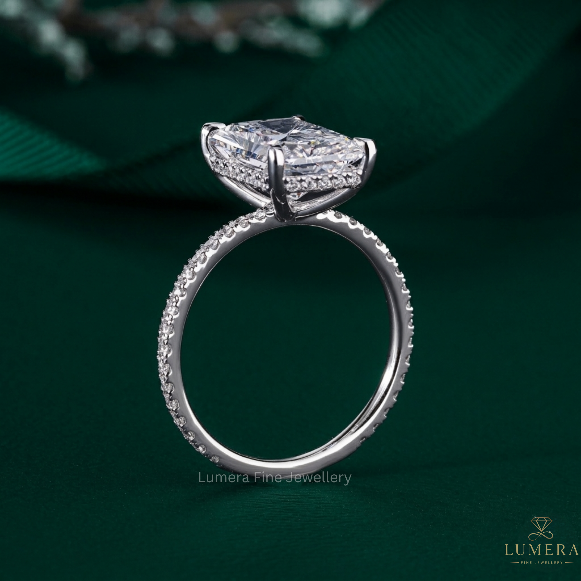 customized ring with handmade ring.