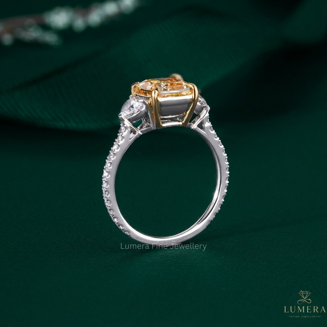 solid gold ring with IGI Certified.
