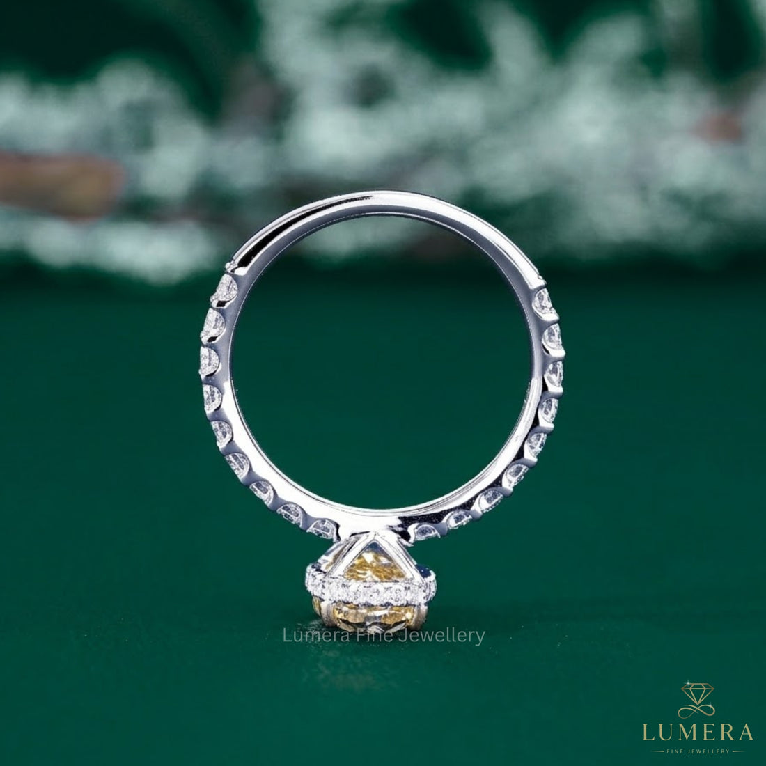 oval diamond ring with hidden halo oval engagement ring.