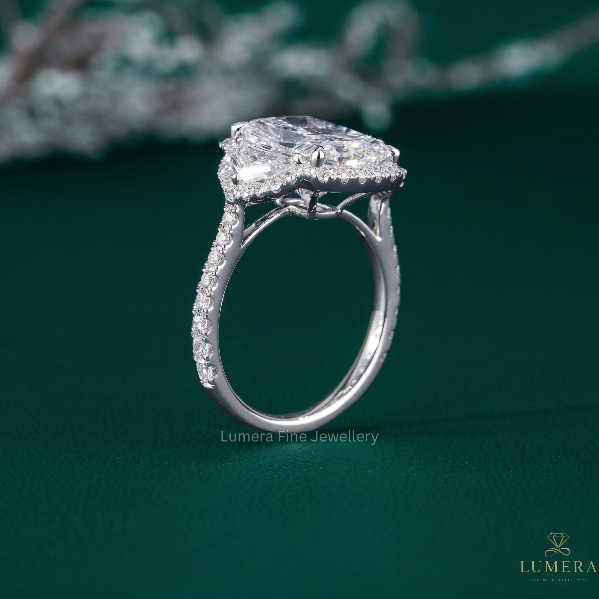 halo cushion cut engagement ring with cushion diamond engagement ring.