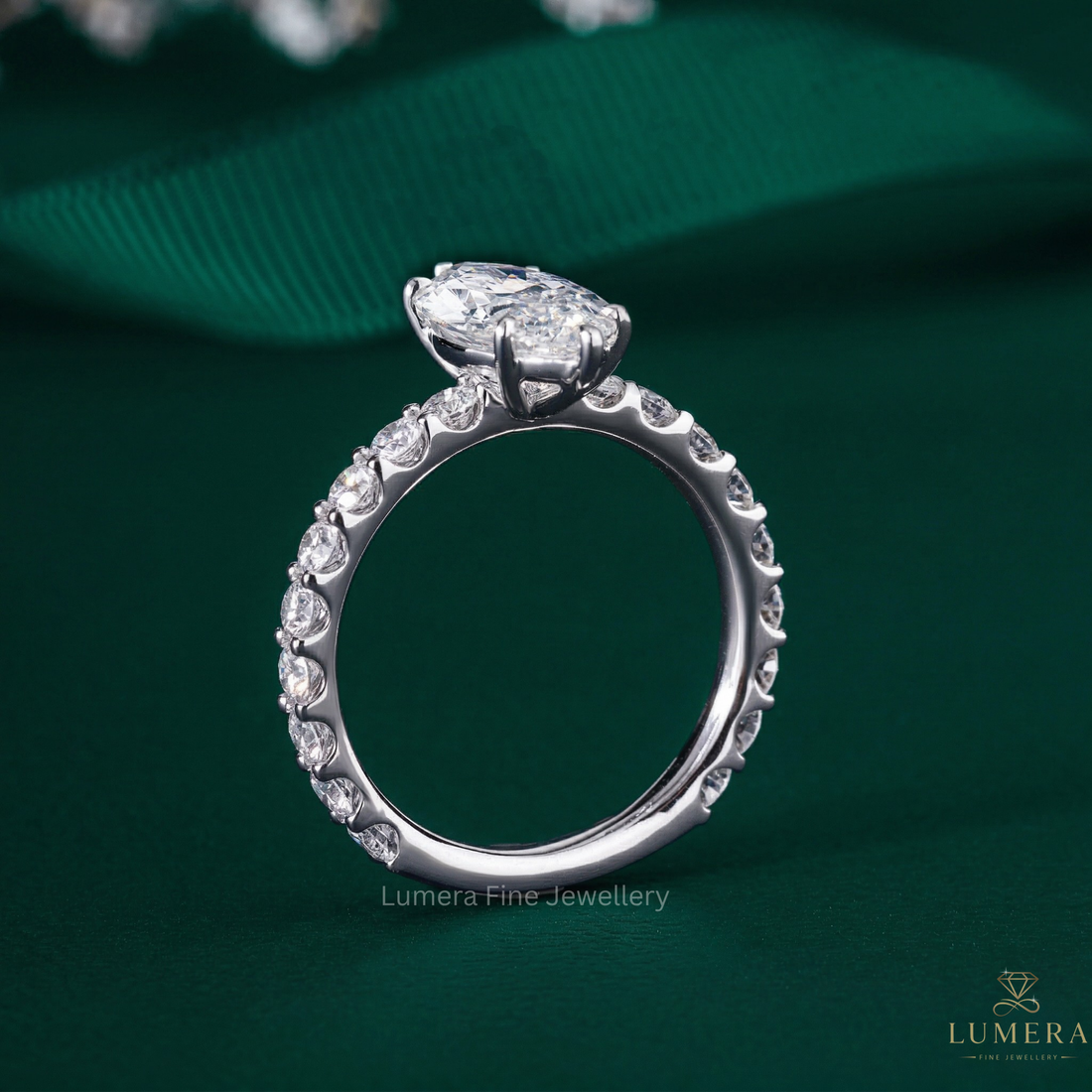 u prong pave band with 6 claw prong setting.
