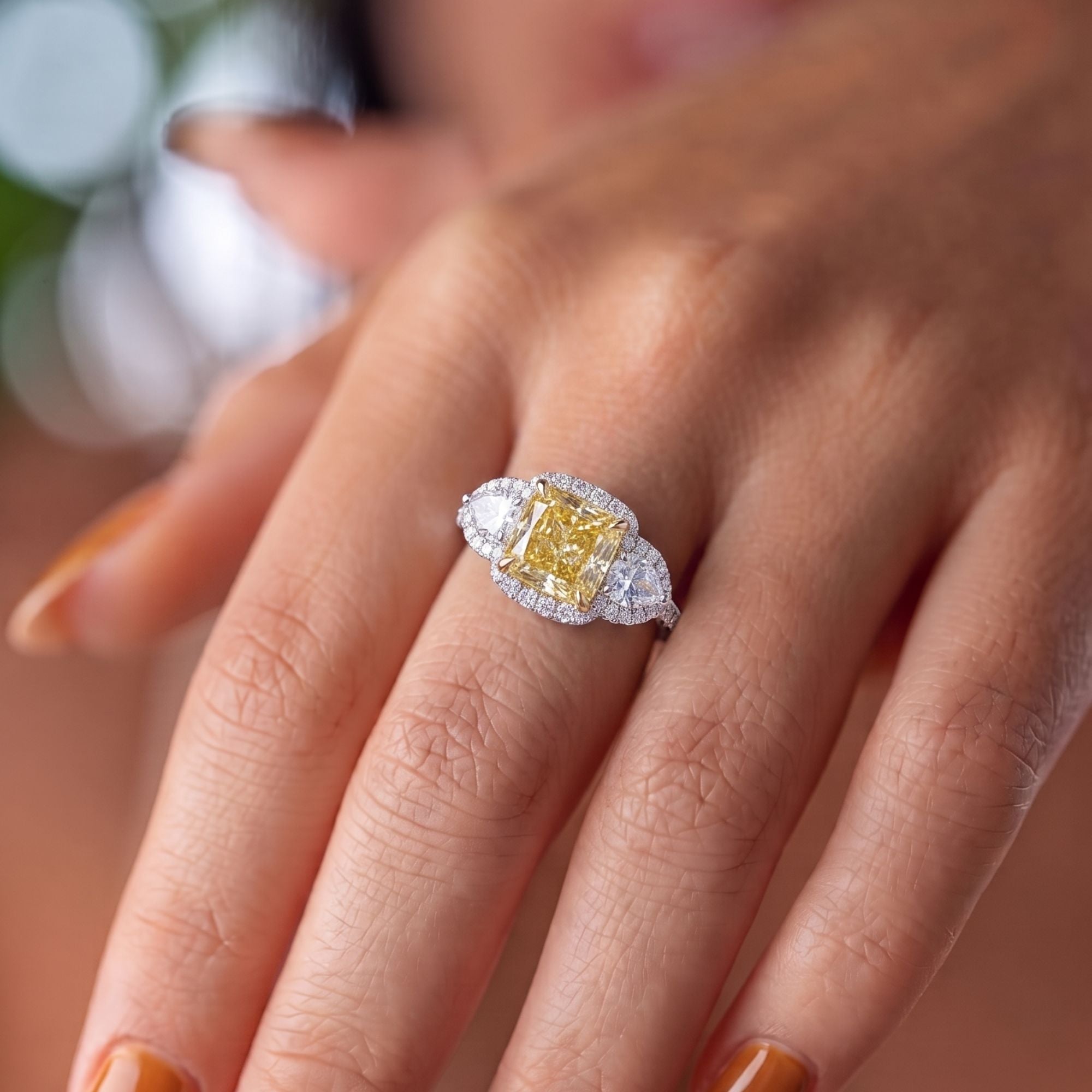 propose ring with customized ring.
