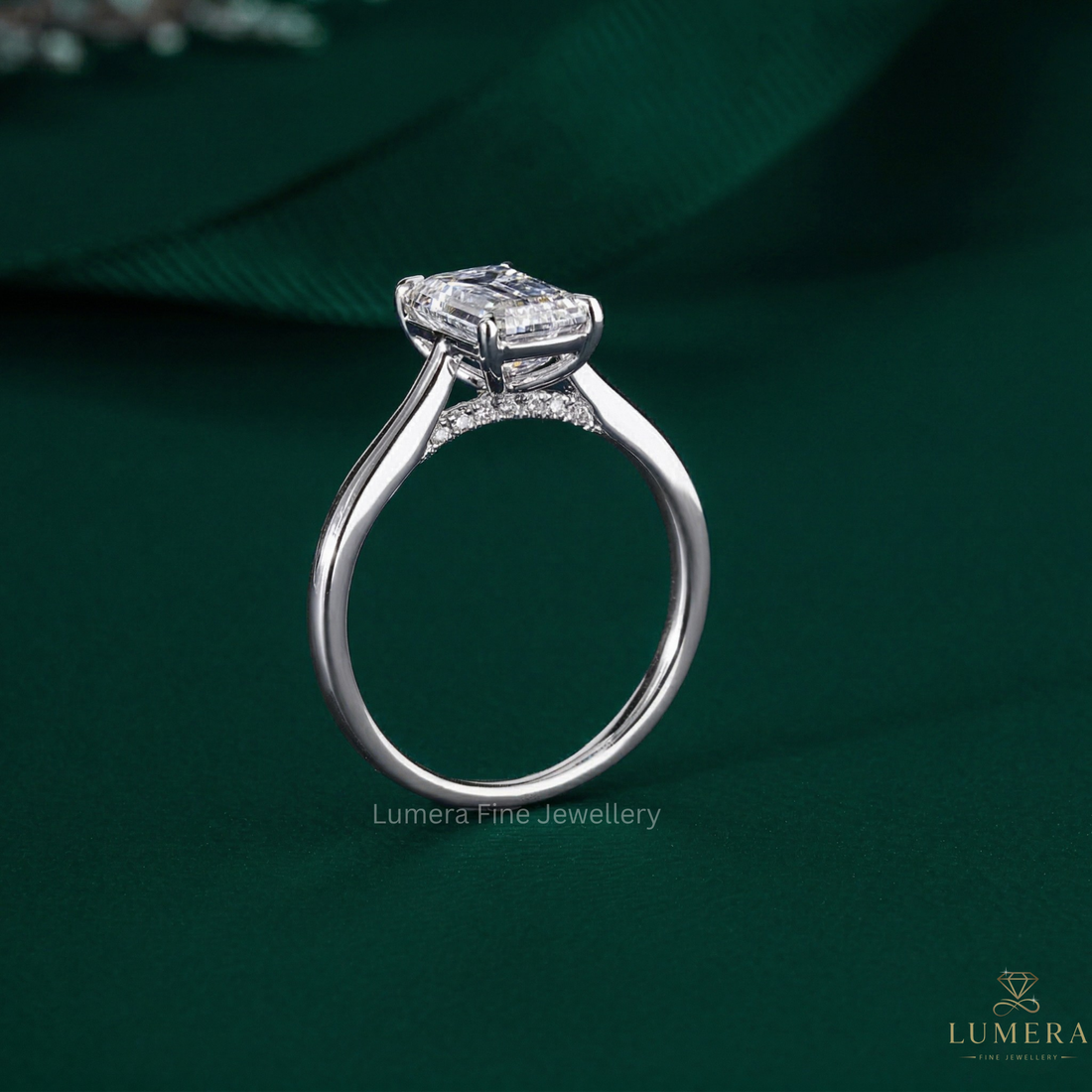 customized ring with handmade ring.
