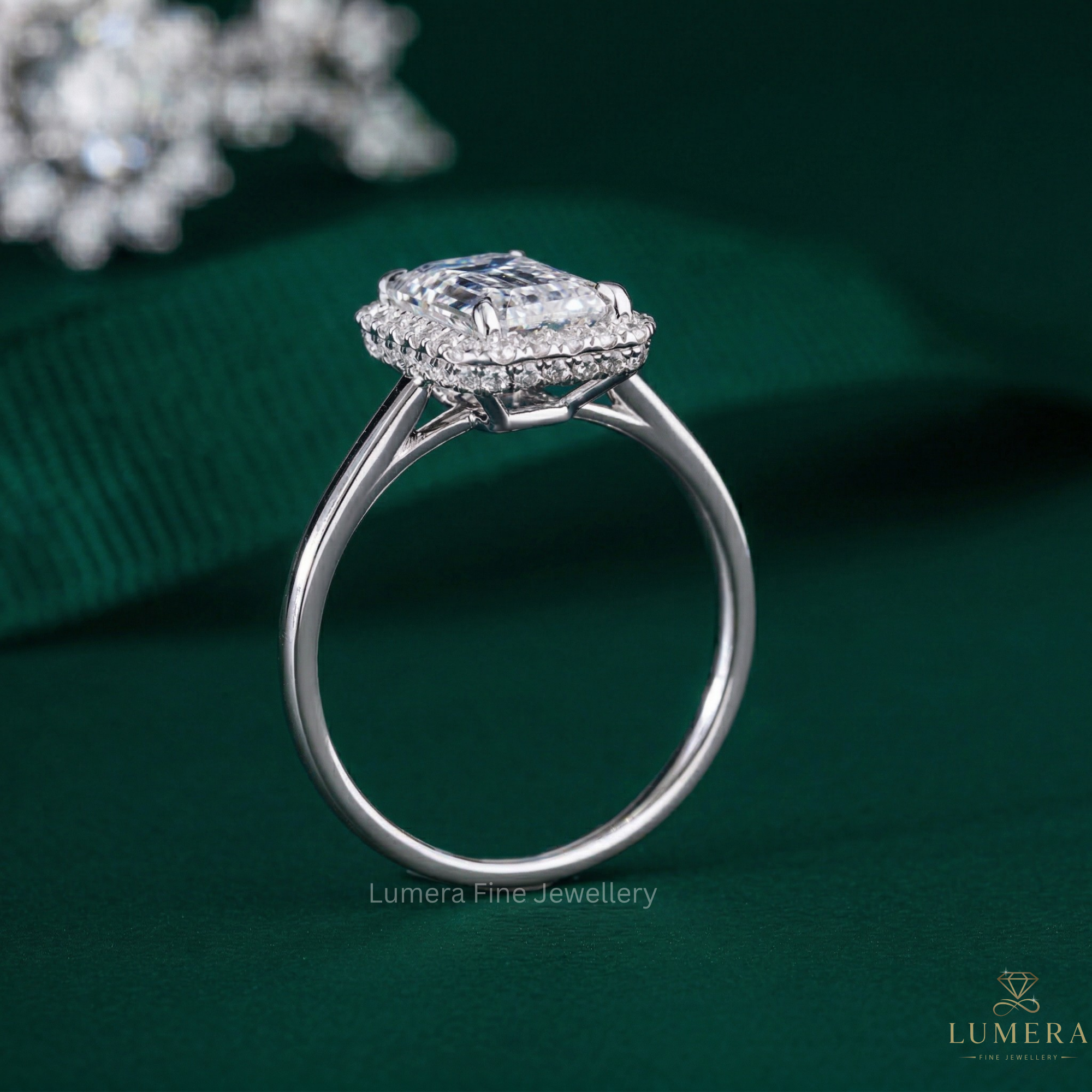 emerald cut ring with emerald cut engagement ring.