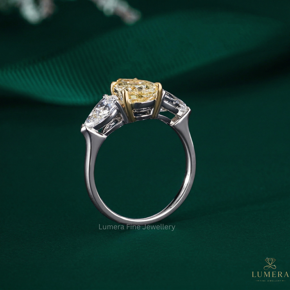 IGI Certified on solid gold ring.
