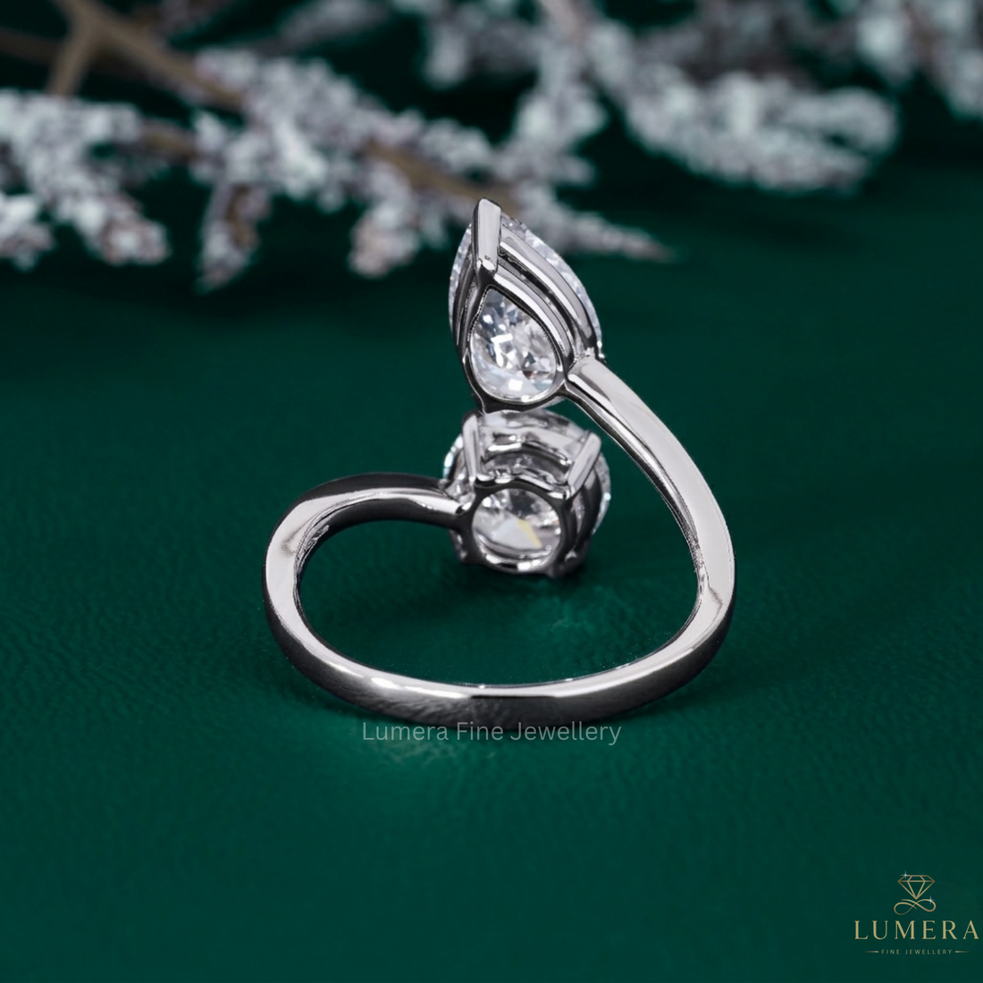 round cut engagement ring with round diamond engagement ring.