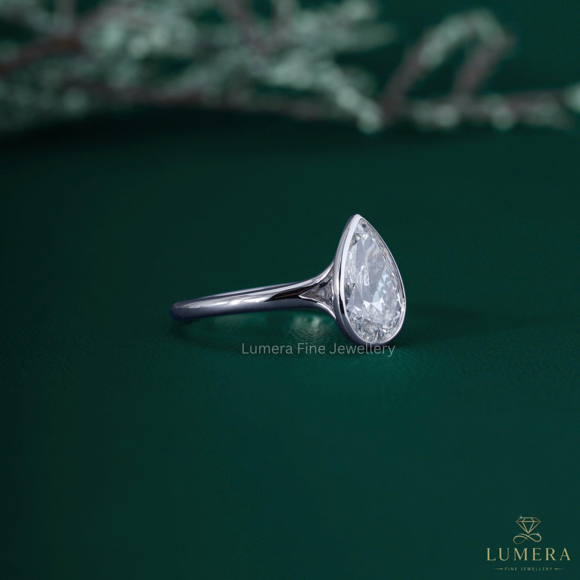 Split shank setting ring with split shank ring.
