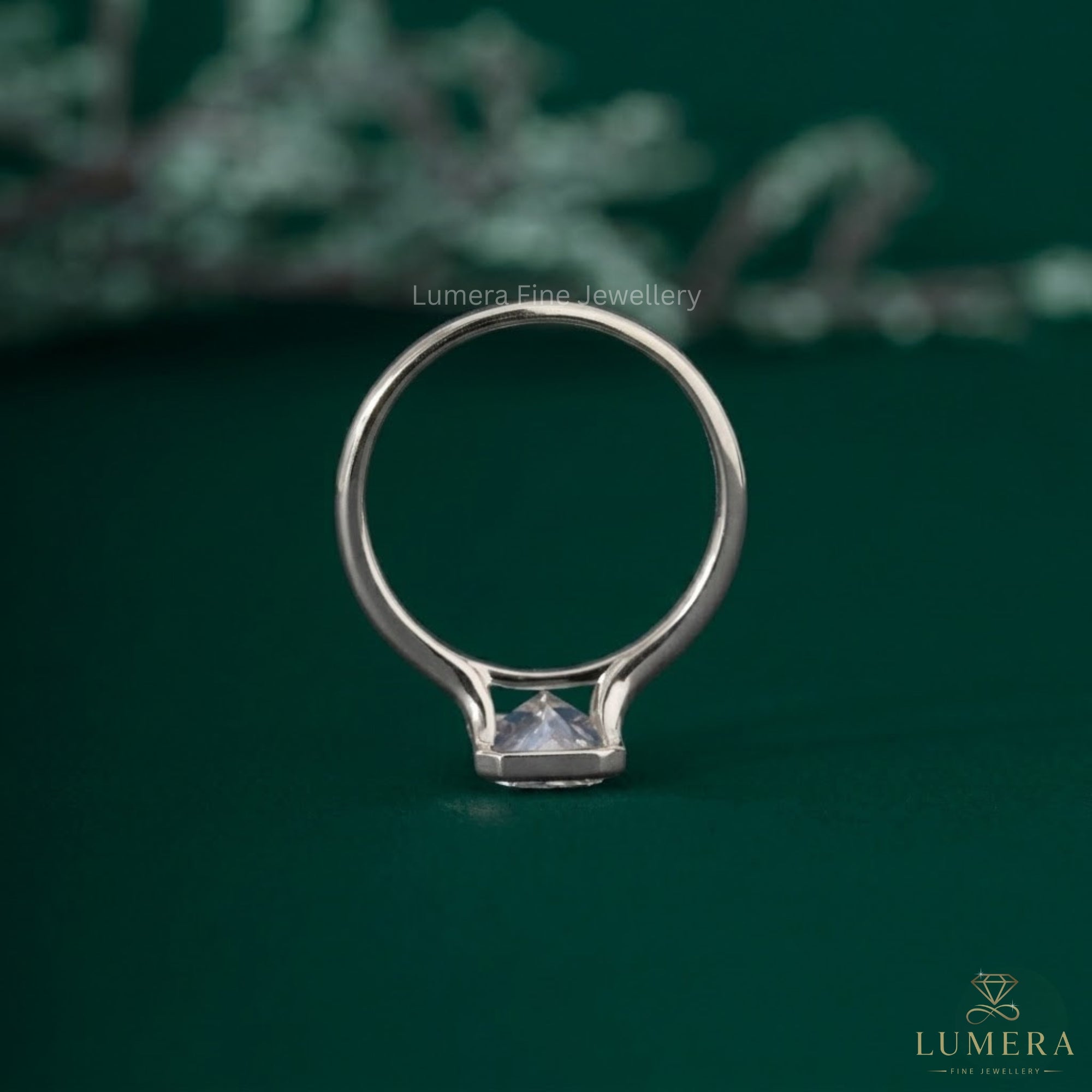 Unique engagement ring with Gift for girlfriend.