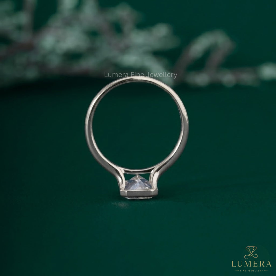 Unique engagement ring with Gift for girlfriend.