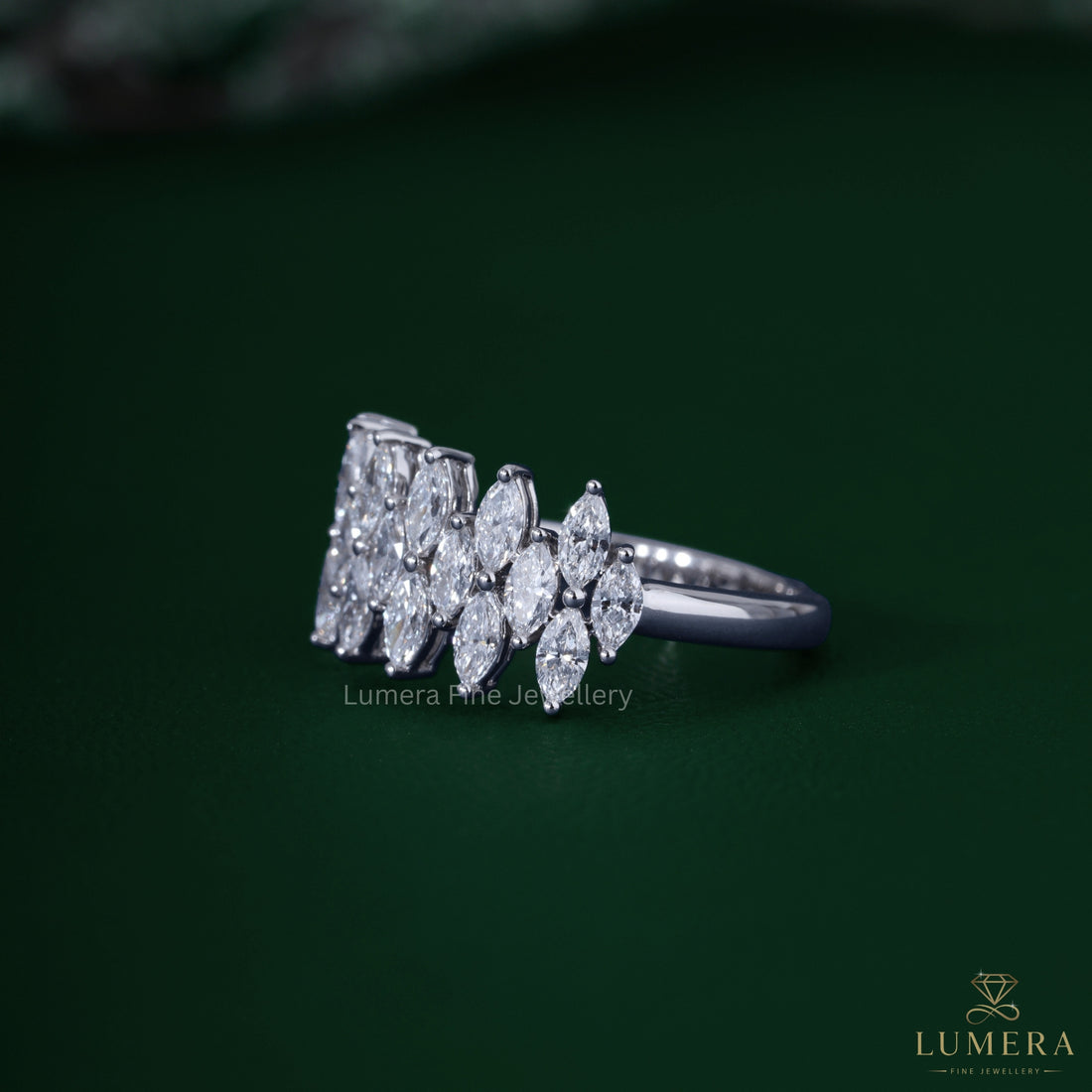 marquise wedding band with wedding gift.
