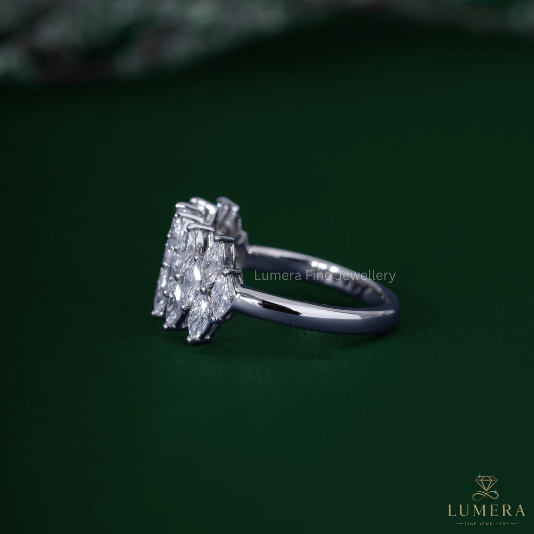 solid gold band with handmade wedding band.
