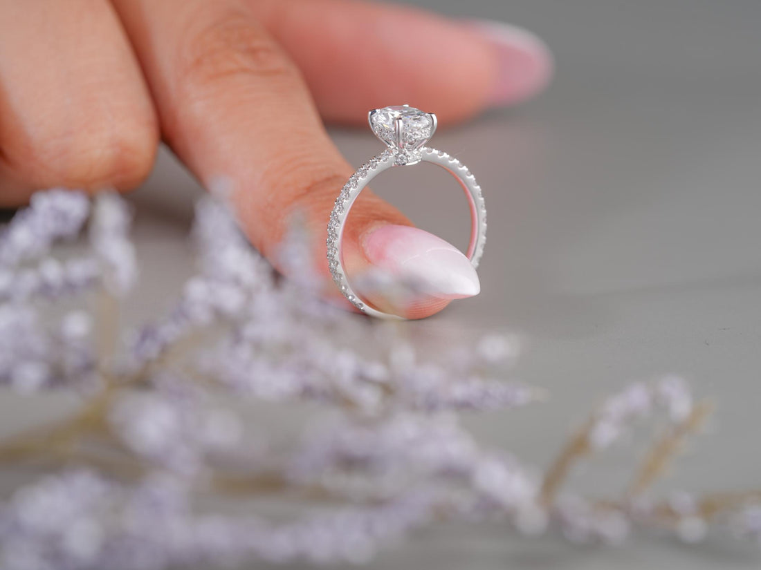 customized ring with handmade ring.
