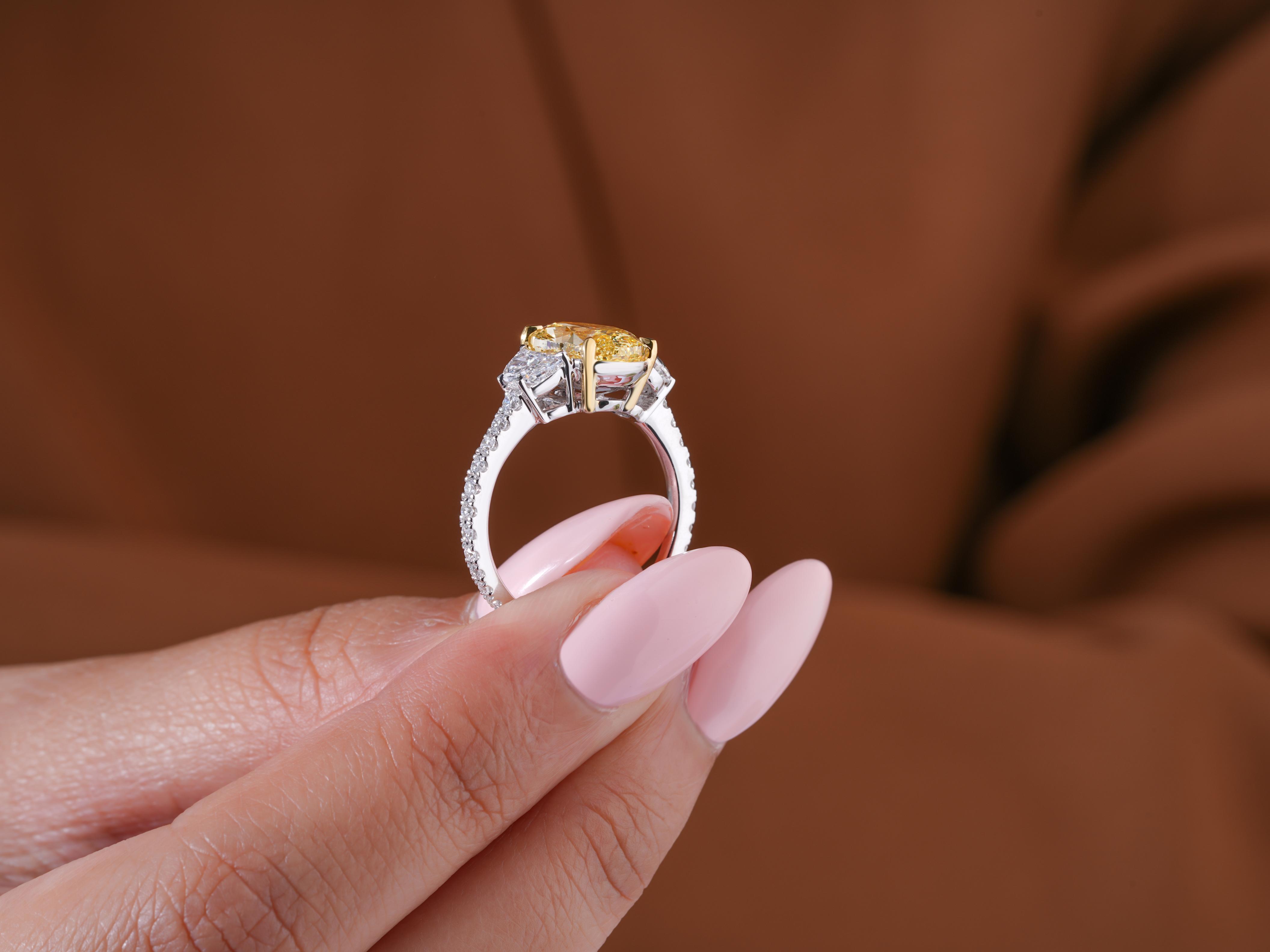 pave engagement ring with pave ring.
