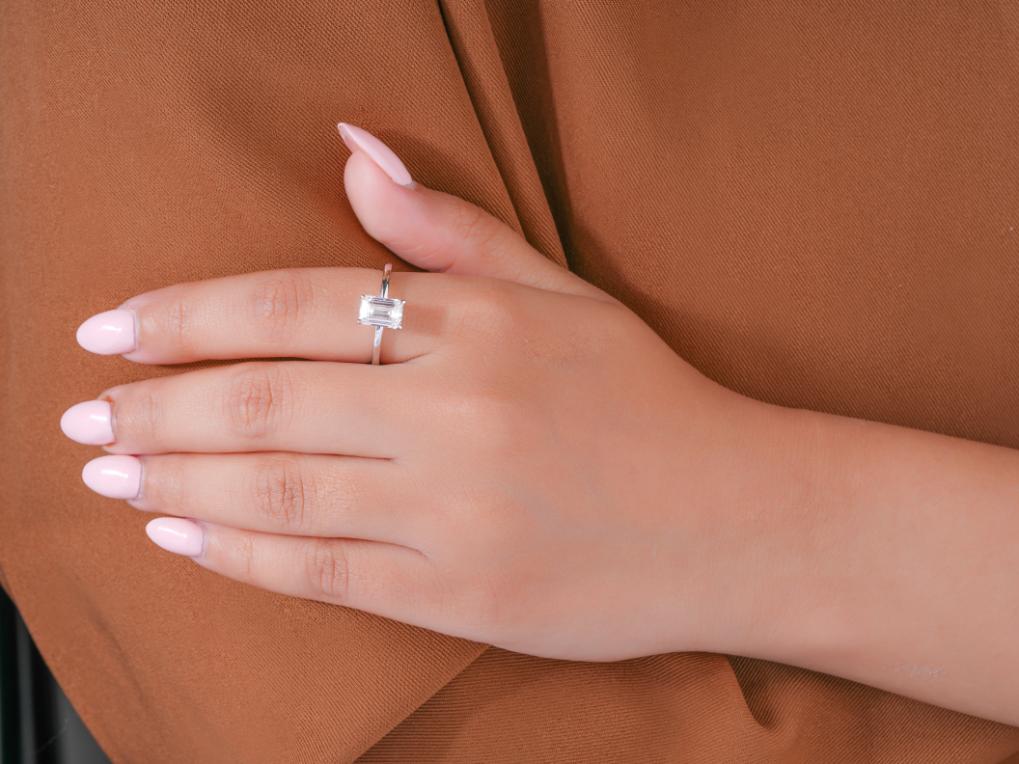 hidden halo ring in solitaire diamond ring style.
