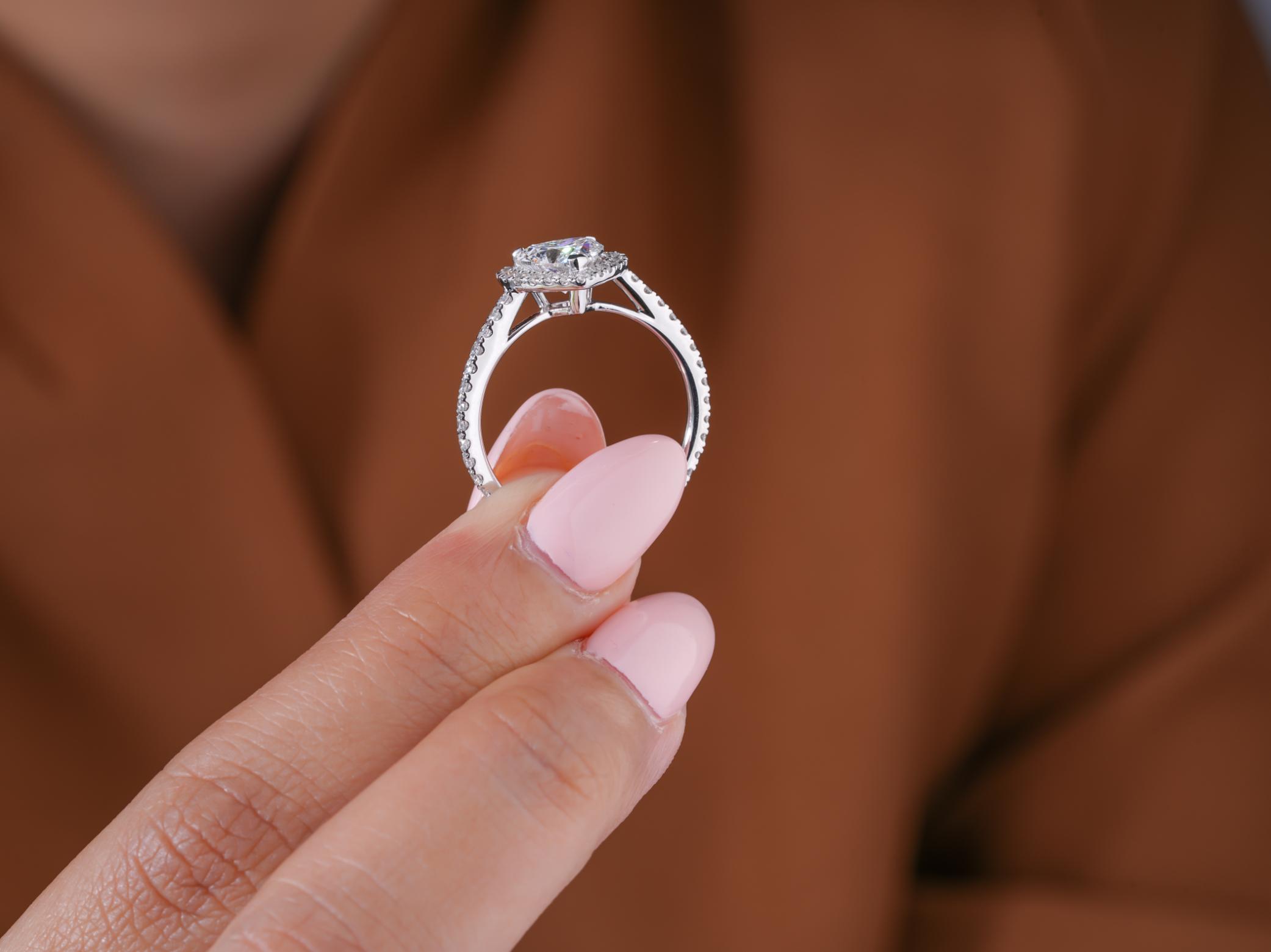 lumera engagement ring featuring lumera diamond ring.
