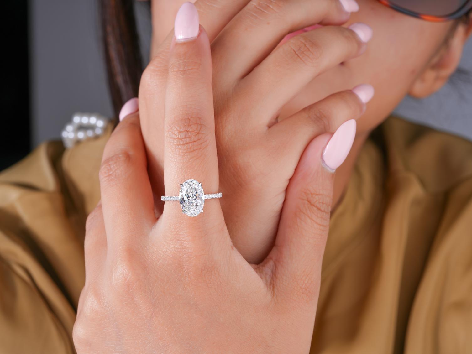 customized ring with handmade ring.
