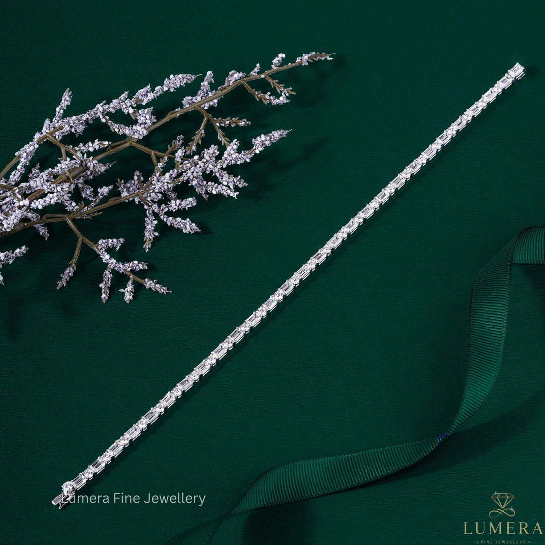Emerald-Round Lab Grown Diamond Mixed Shape Tennis Bracelet
