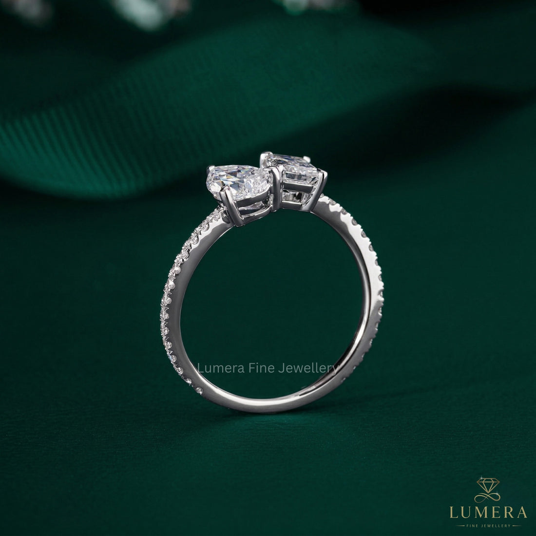 you and me ring in two stone engagement ring style.
