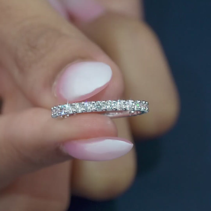 Minimalist Stackable Wedding Band with fine jewelry.