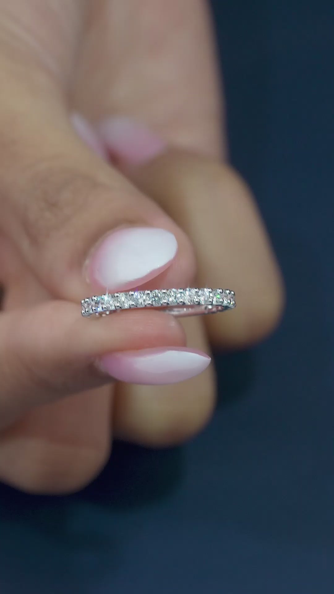 Minimalist Stackable Wedding Band with fine jewelry.