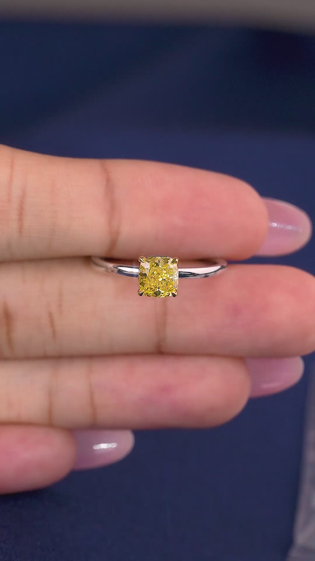 solid gold ring with IGI Certified.
