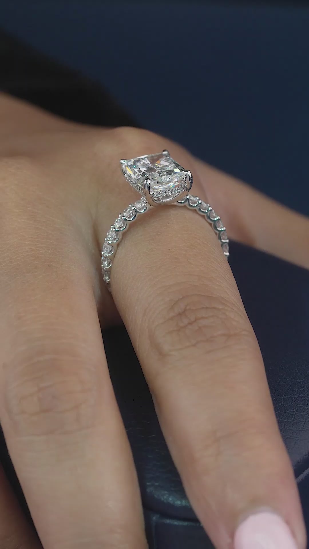 hidden halo ring with U prong setting.
