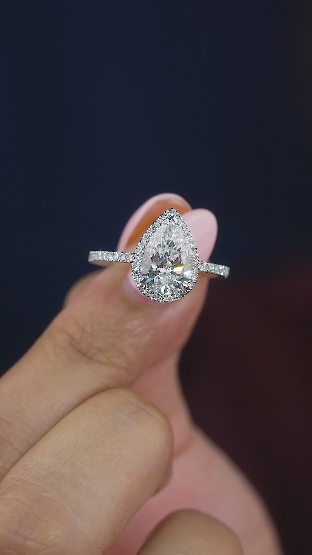 prong setting ring with solid gold ring.
