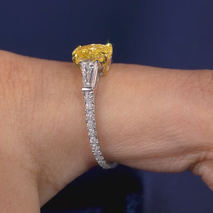 buy diamond ring with Lumera engagement ring.