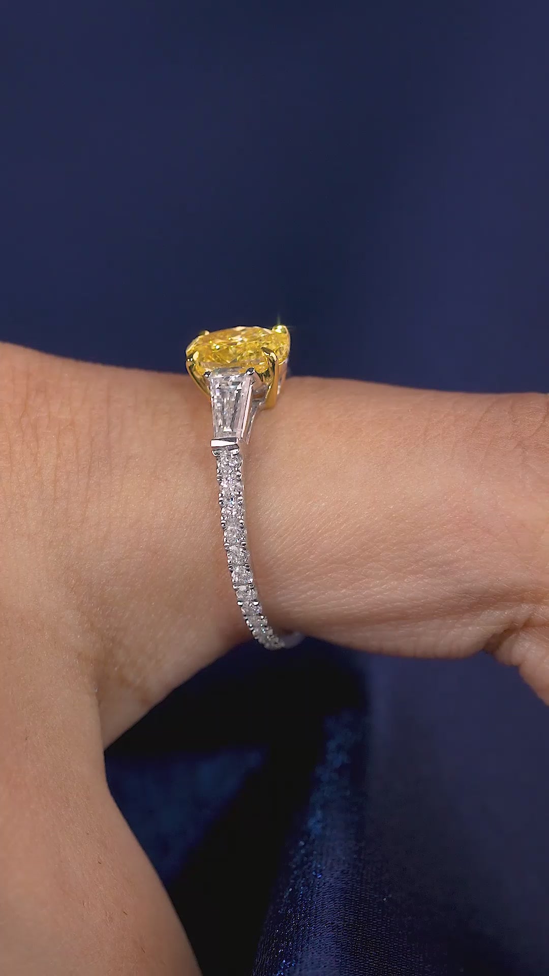 buy diamond ring with Lumera engagement ring.