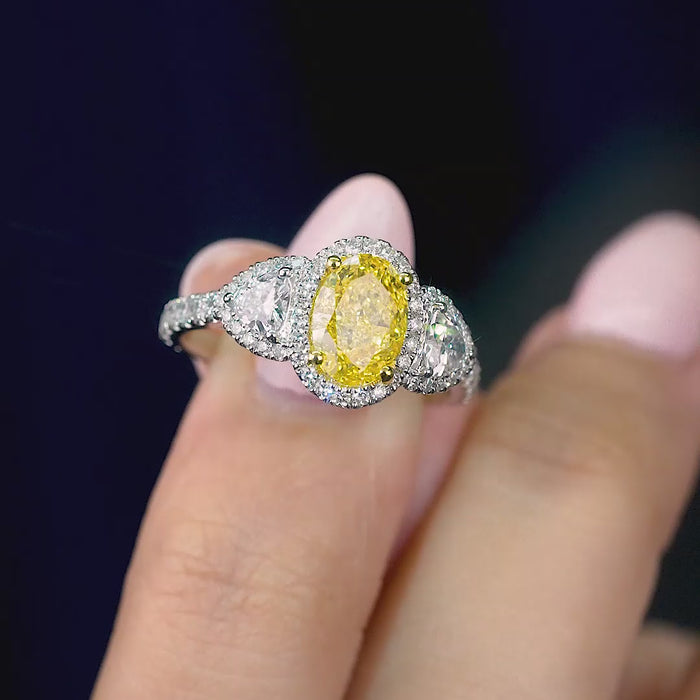 lumera diamond ring in Oval Cut Engagement Ring style.
